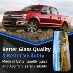 LOIYLLEN heated mirror glass provides ice melt and fog-free view.