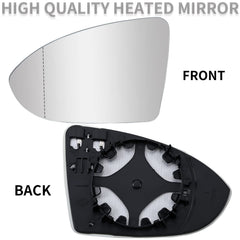 LOIYLLEN VW Golf MK7 left mirror glass with heated function for frost-free mornings.