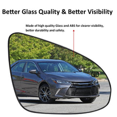 LOIYLLEN better visibility glass with ABS backing for durability.
