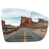 LOIYLLEN right side mirror glass for Ford Focus enhances daytime visibility and enables quick swap