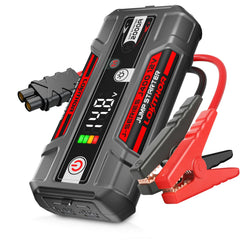 LOKITHOR J400 integrated LED flashlight aids roadside visibility and SOS signaling