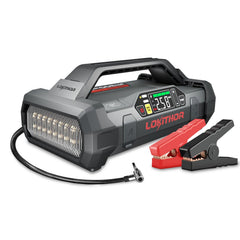 LOKITHOR JA300 jump starter front view for quick 12V engine restart