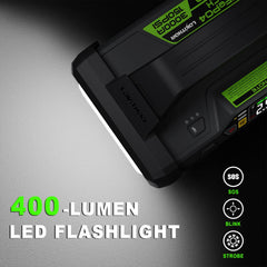 LOKITHOR JA3000 compact design fits in your trunk for emergencies.