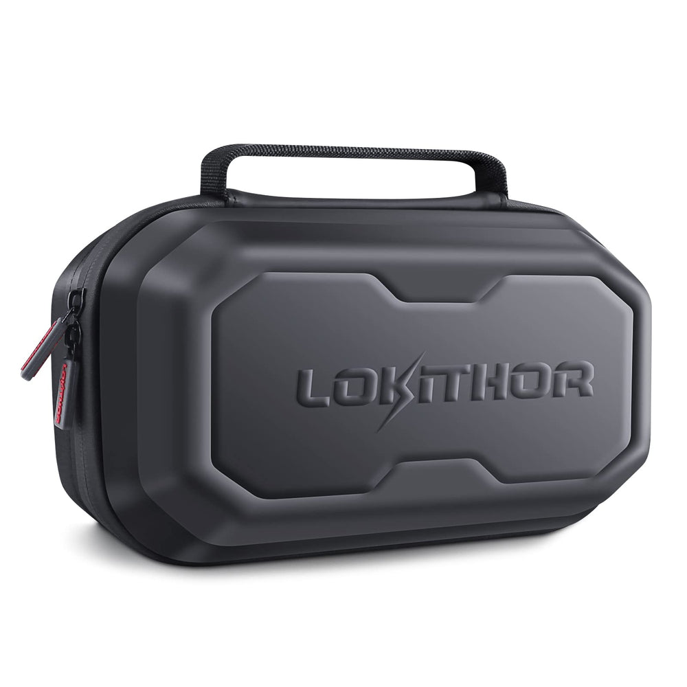 LOKITHOR J-Series Storage Bag case-front view with rugged EVA protection for jump starter