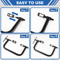 Loksun hand lever shown for controlled spring compression.