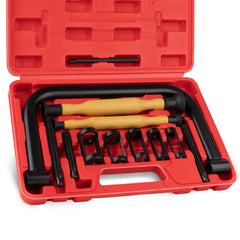 Loksun valve spring compressor set fully assembled for quick valve service.