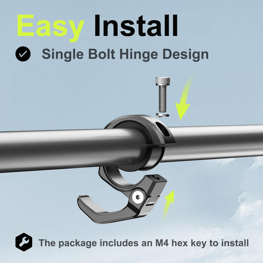 LOKTENWO compatible with 22 mm to 25 mm handlebars for many bikes.
