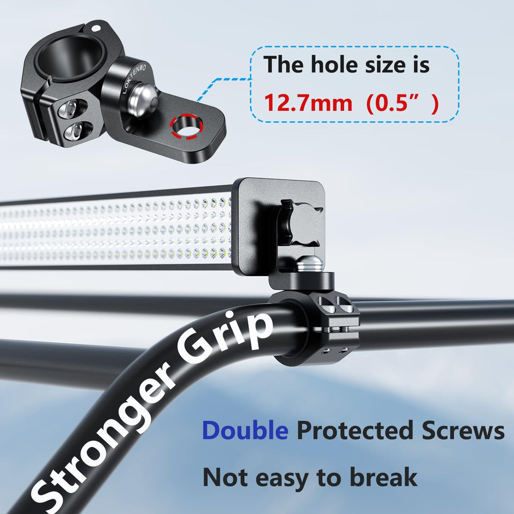 LOKTENWO 12.7 mm mounting hole supports most devices for quick installs.