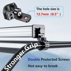 LOKTENWO 12.7 mm mounting hole supports most devices for quick installs.