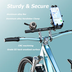 LOKTENWO 11.81-inch extension frees handlebar area for navigation devices.