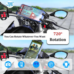 LOKTENWO no‑drill handlebar clip for tool‑free installation