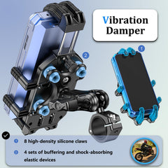 LOKTENWO vibration dampener reduces shocks on rough roads