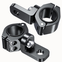 LOKTENWO whip light mount with 360-degree adjustment on a roll cage.