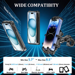 LOKTENWO wide compatibility fits 5.7 to 8.5 inch devices with case