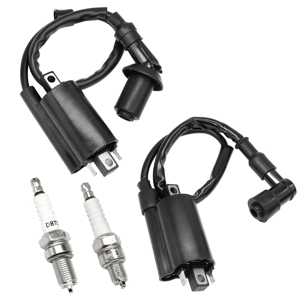 LoloWheat ignition coil close-up on Kawasaki Mule 2510 for reliable starts