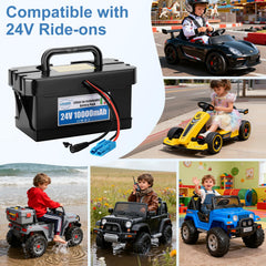 LOLRKO 24V smart charger included for safe, convenient charging