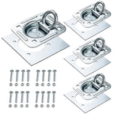 Lonffery 4-pack recessed D-ring anchors secure heavy loads with flush mounting.