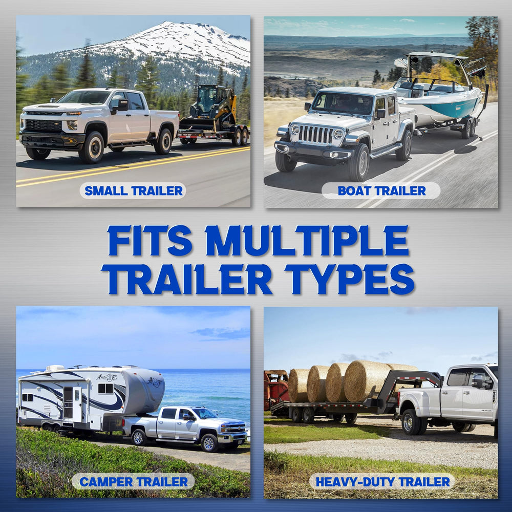 Lonffery 2-3/8-inch axle compatibility shown for easy installation.