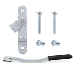 Lonffery cargo trailer hasp in use securing a door for reliable access control