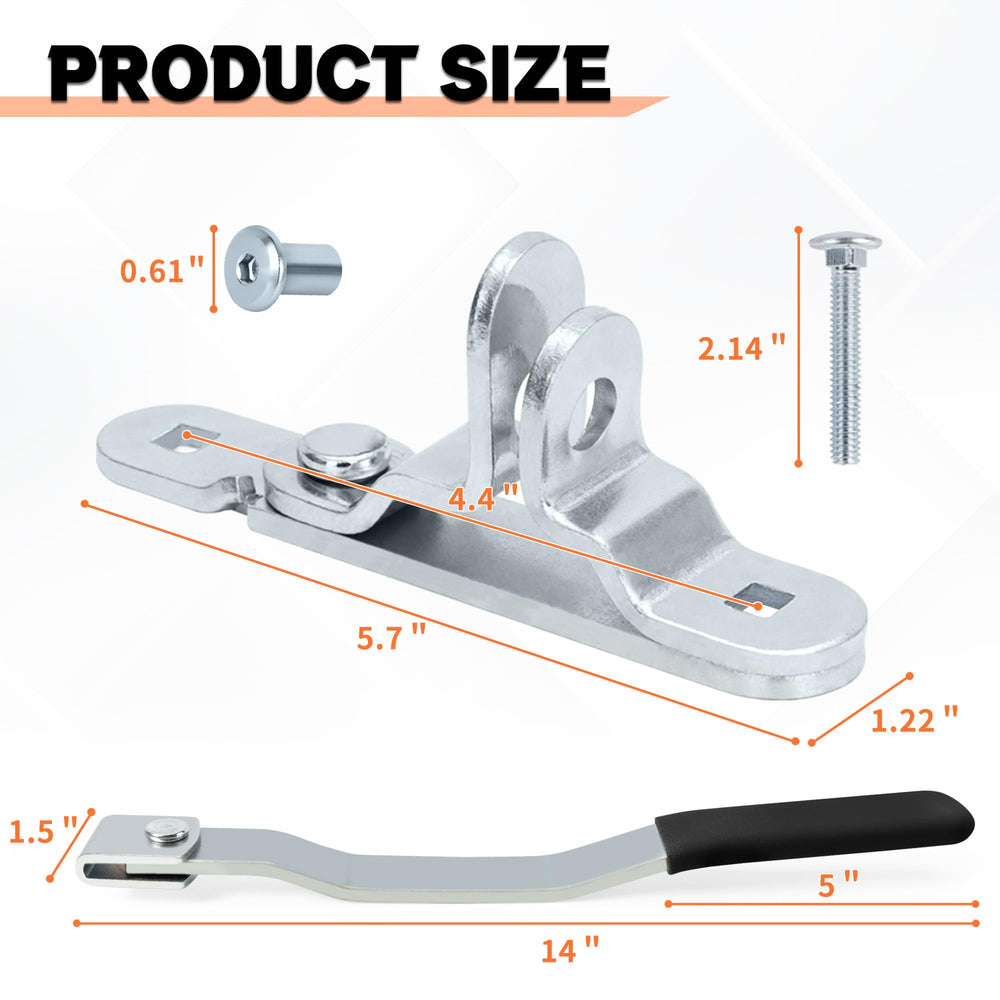 Lonffery galvanized finish adds luster and longevity to trailer hardware