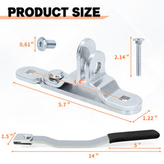 Lonffery galvanized finish adds luster and longevity to trailer hardware