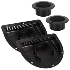 Lonffery side vent cover for trailers improves air flow and cargo freshness.