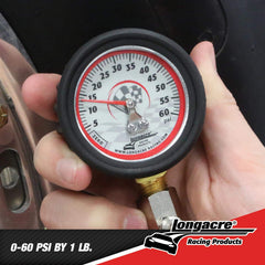Longacre 52-52004 compact 2-inch gauge fits in a glove box