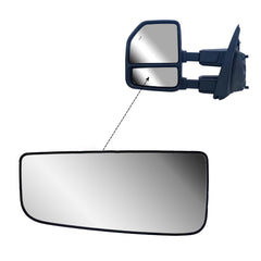 LONGLING convex glass with back plate enhances wide-angle visibility.