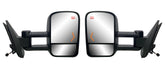 LONGLING pair right and left towing mirrors show power and heated function for Silverado.