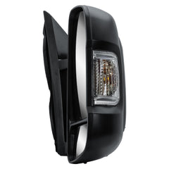 LONGLING passenger right side mirror with signal light illuminated for visibility