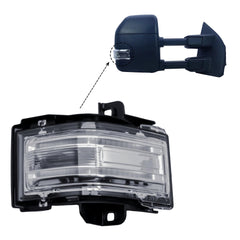 LONGLING left tow mirror with turn signal for Ford trucks enhances signaling clarity.