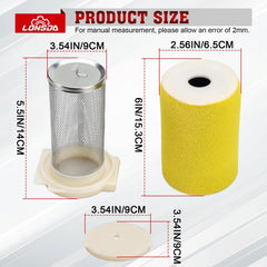Lonsda end cap kit for Big Bear 350 seals intake and supports filter life.