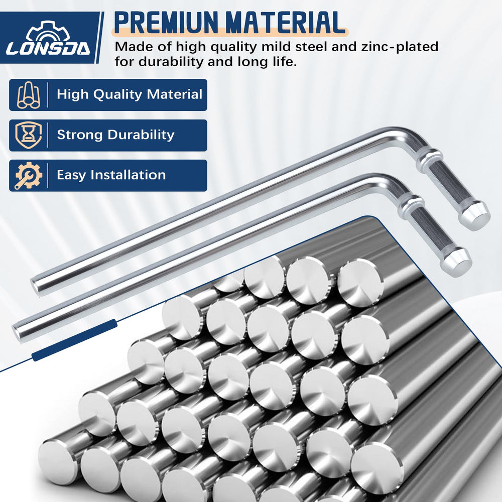 Lonsda weld-on exhaust mount for quick installation