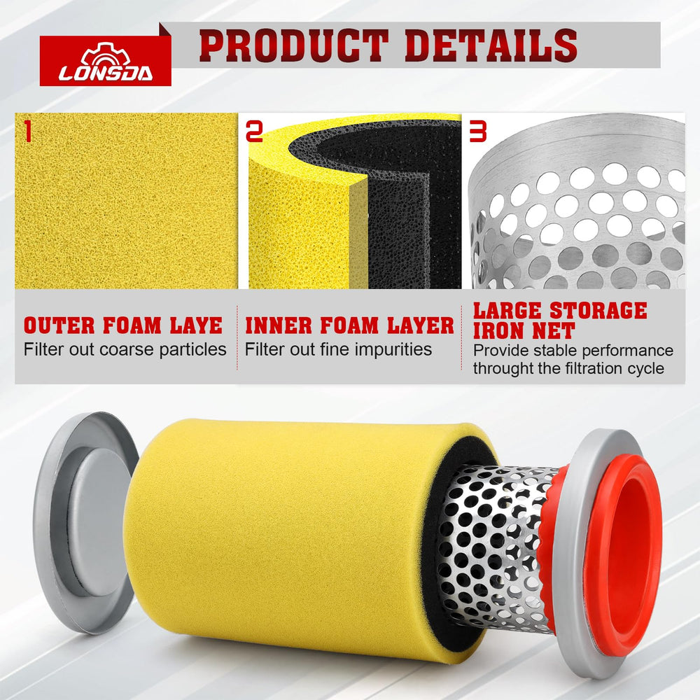 Lonsda guide for Yamaha Kodiak 450 promotes proper fit and steady airflow