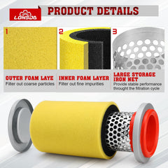 Lonsda guide for Yamaha Kodiak 450 promotes proper fit and steady airflow