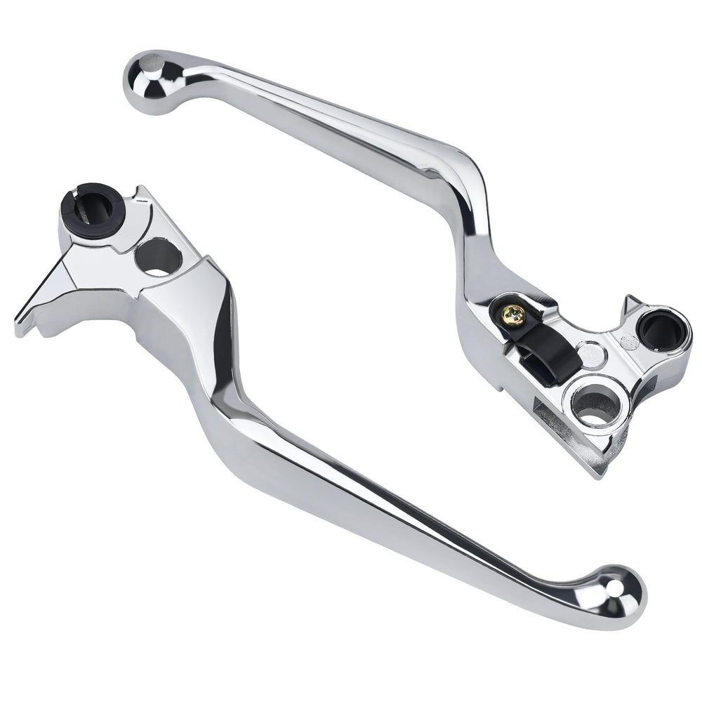 Lonsda silver brake lever for Street Bob provides precise control and easy installation.