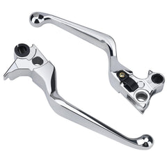 Lonsda silver brake lever for Street Bob provides precise control and easy installation.
