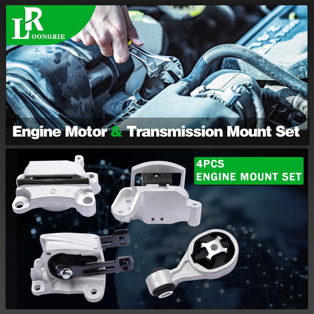 Loongrie engine-mount-bracket closeup showcasing precise fit and quality
