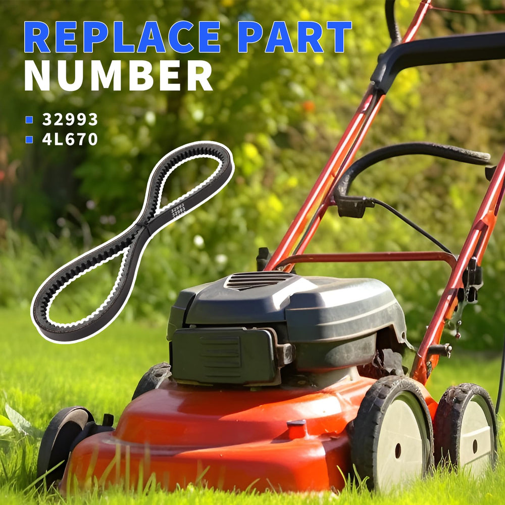 Loosoo 4L670 belt replacement on Victory tiller for reliable drive.