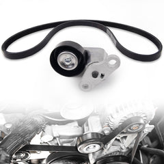 Loosoo A/C Serpentine Belt Tensioner Kit front view showing precise fitment