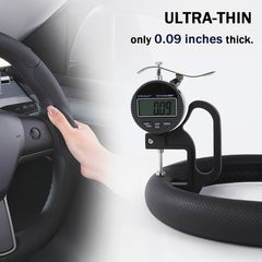 Lophnix installation view, one-minute setup for steering wheel cover