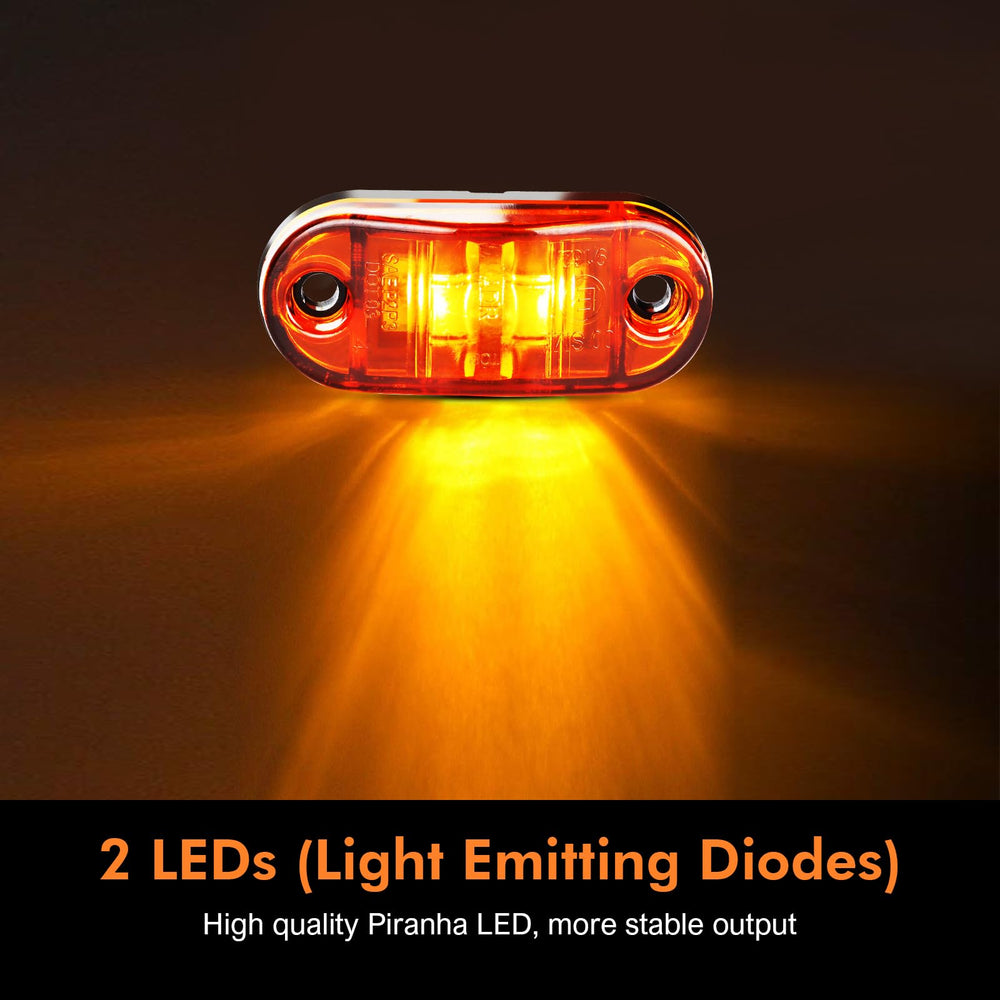 LOQOMI IP68 waterproof trailer lights withstand rain and dust for reliable signaling