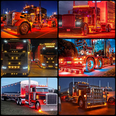 LOQOMI multi function trailer lights serve as marker and tail lights for safety