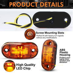 LOQOMI trailer lights with surface mount screws for quick mounting