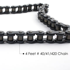 LotFancy Go Kart Clutch chain-assembly ready for installation
