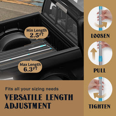 LOVEETA titanium silver finish offers durable, corrosion-resistant construction.