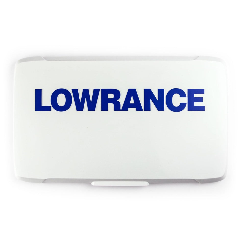 Lowrance Eagle 7 sun cover protects the display and reduces glare during sunny days