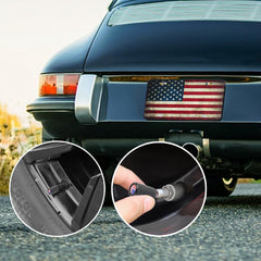 LoyaGour valve cap set included for patriotic tire accents