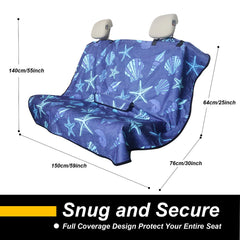 LoyaGour back seat cover dog car seat protector against scratches and fur