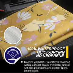 LoyaGour waterproof layer guards against moisture and sweat in the car.